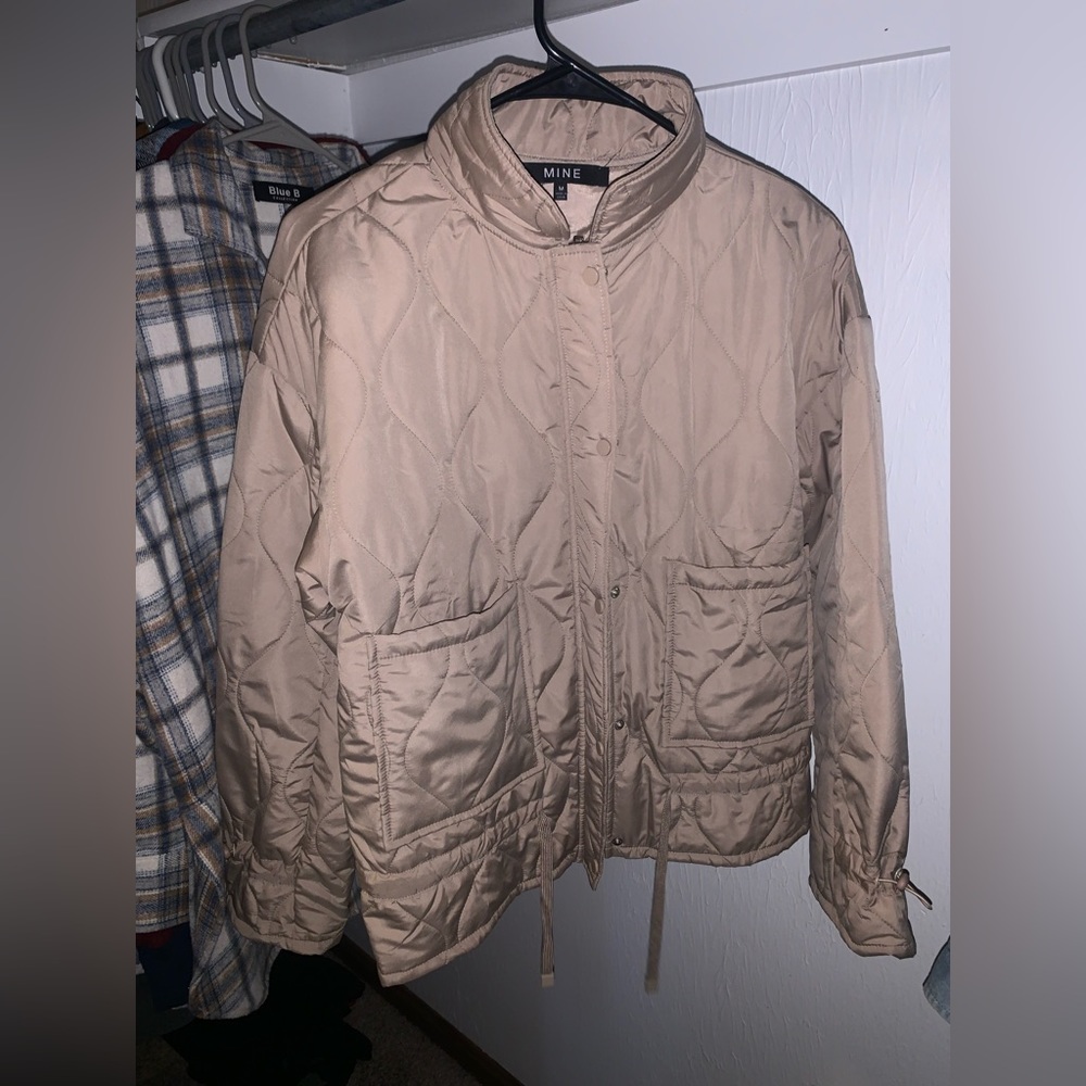 Beige Jacket Coat